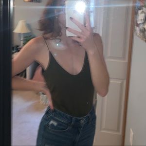 Olive Green Bodysuit